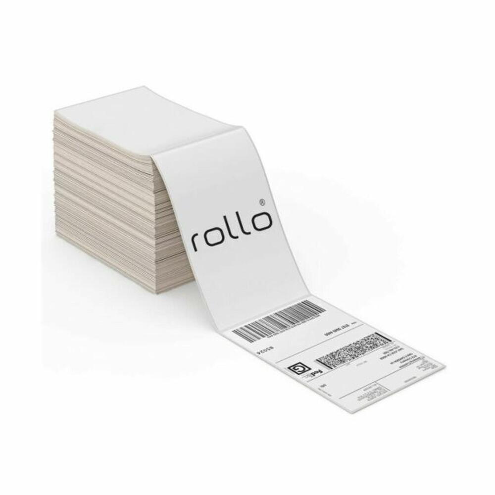 Rollo Direct Thermal Shipping Labels - Pack of 500 4x6 4x6, White